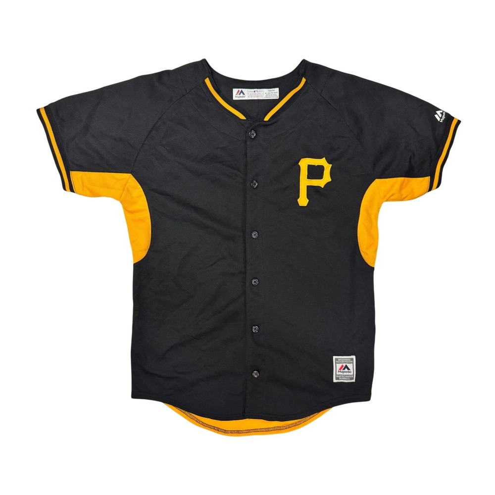 Majestic Pittsburgh Pirates Andrew McCutchen 22 Baseball Jersey Youth XL‎ Black